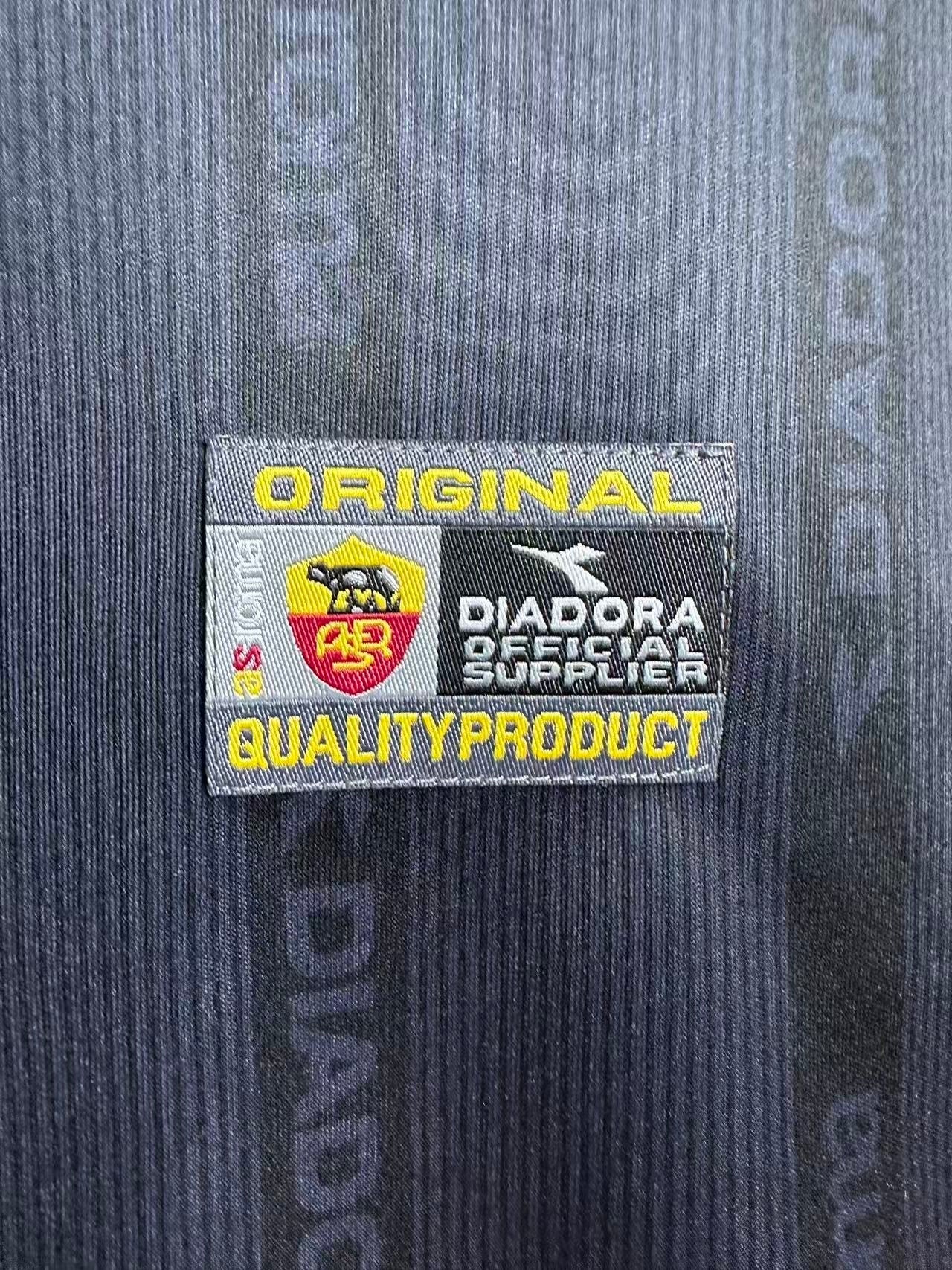 Man's Retro Long Sleeve Roma Team - 1999/00