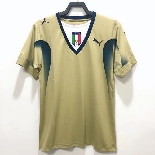 Man's Retro Jersey Italy National Team Golden GK - 2006