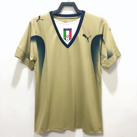 Man's Retro Jersey Italy National Team Golden GK - 2006
