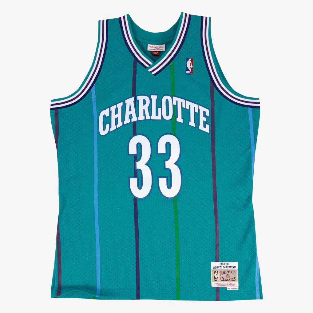 Charlotte Hornets Retro (1992) - Alonzo Mourning #33