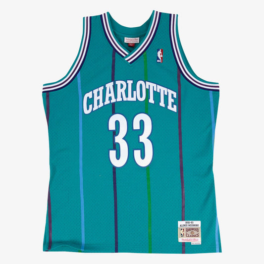 Charlotte Hornets 1992 Retro Jersey - Alonzo Mourning #33