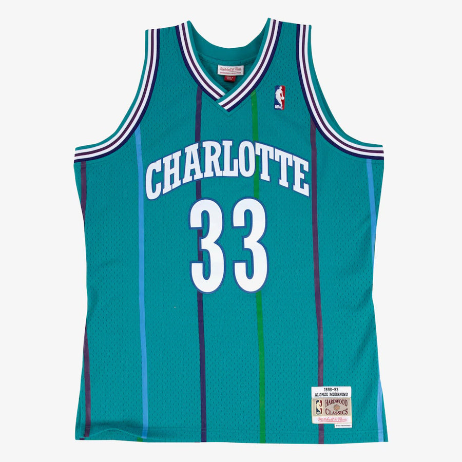 Charlotte Hornets Retro (1992) - Alonzo Mourning #33