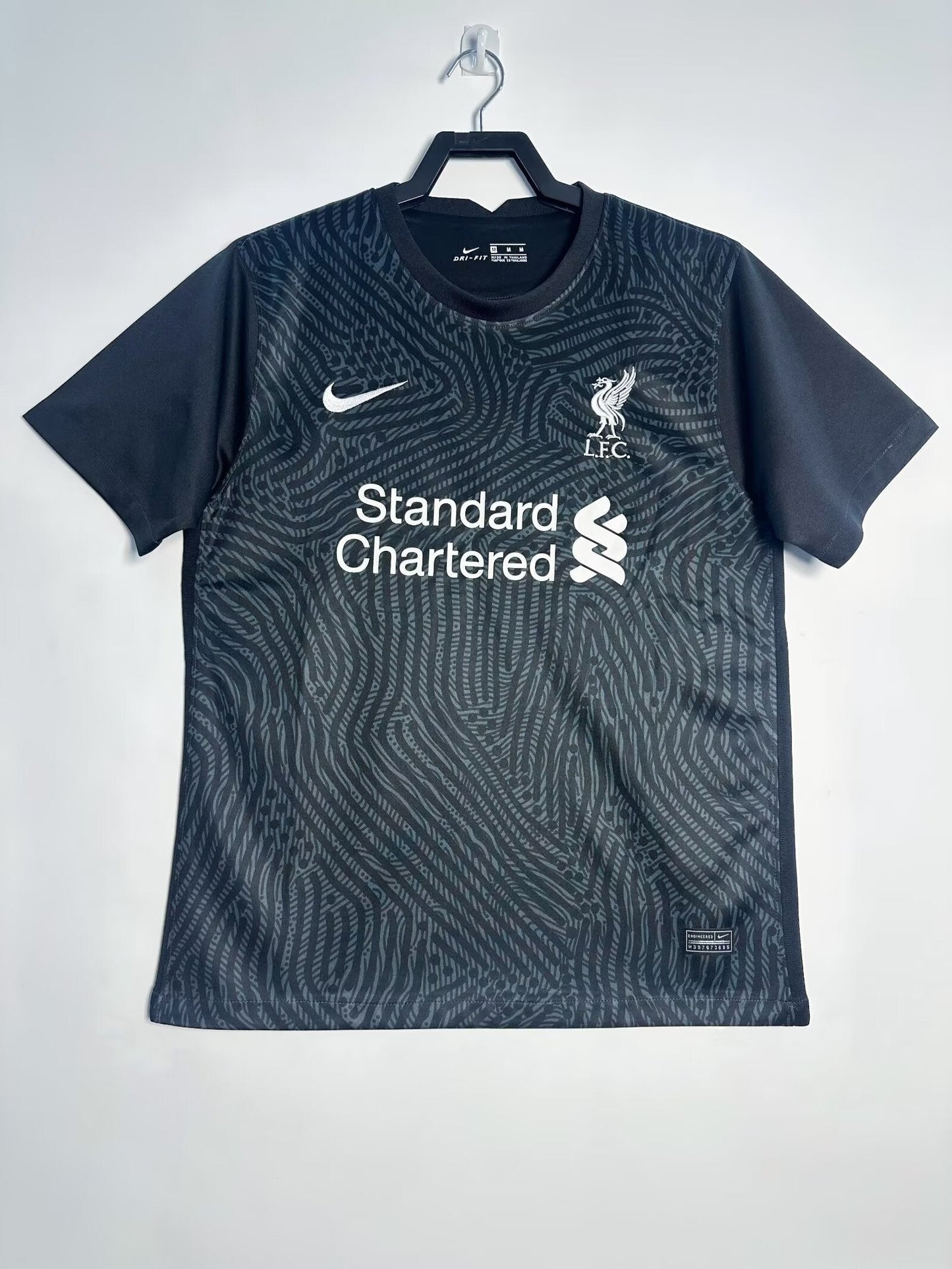 Man's Retro Jersey Liverpool Team GK Black Home - 2020/21