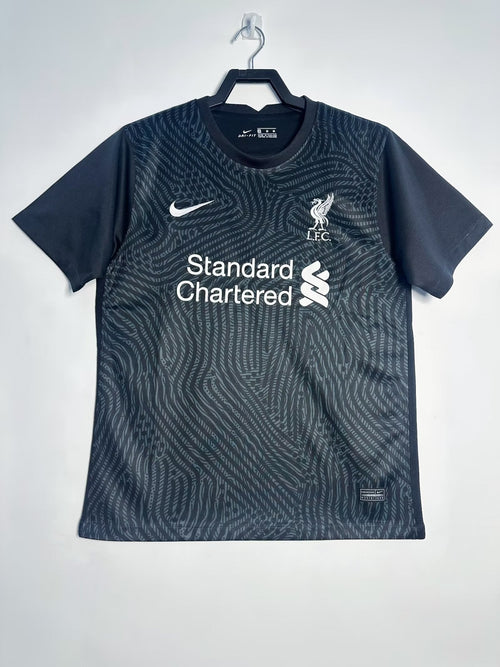 Man's Retro Jersey Liverpool Team GK Black Home - 2020/21