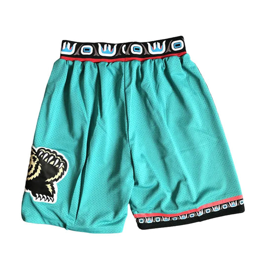 Memphis Grizzlies 1998 Retro Shorts - Design 2