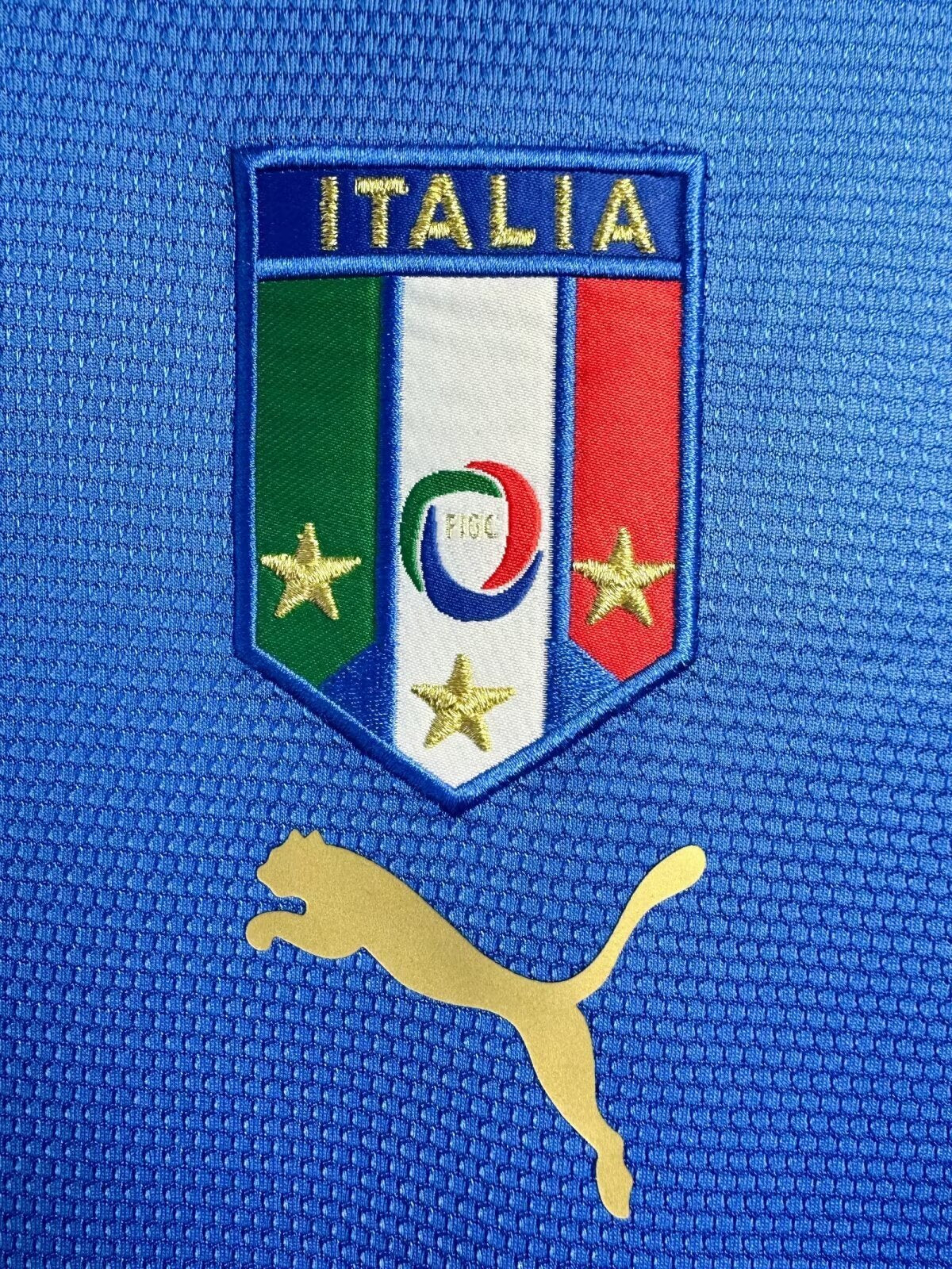 Man's Retro Long Sleeve Italy National Team Home - 2006