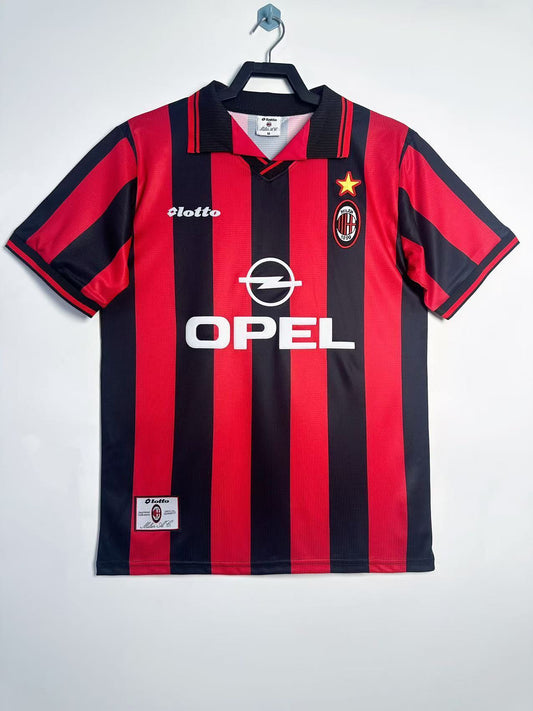Man's Retro Jersey Milan Team Home - 1997/98