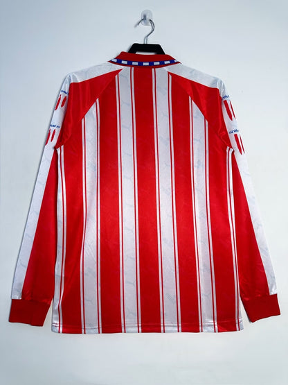 Man's Retro Long Sleeve Atlético de Madrid Team - 1994/95