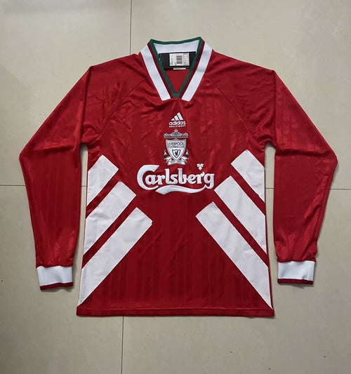 Man's Retro Long Sleeve Liverpool Team - 1993/95