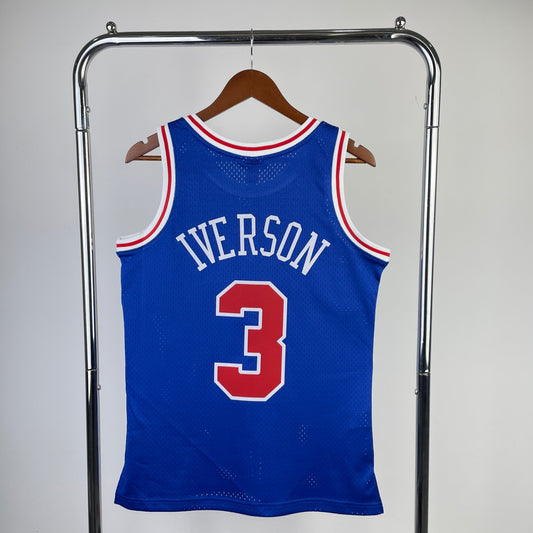 Philadelphia 76ers 1996 Retro Jersey - Allen Iverson #3 - Design 4