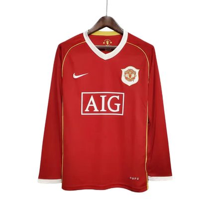 Retro Long Sleeve Manchester United Red - 2006/2007