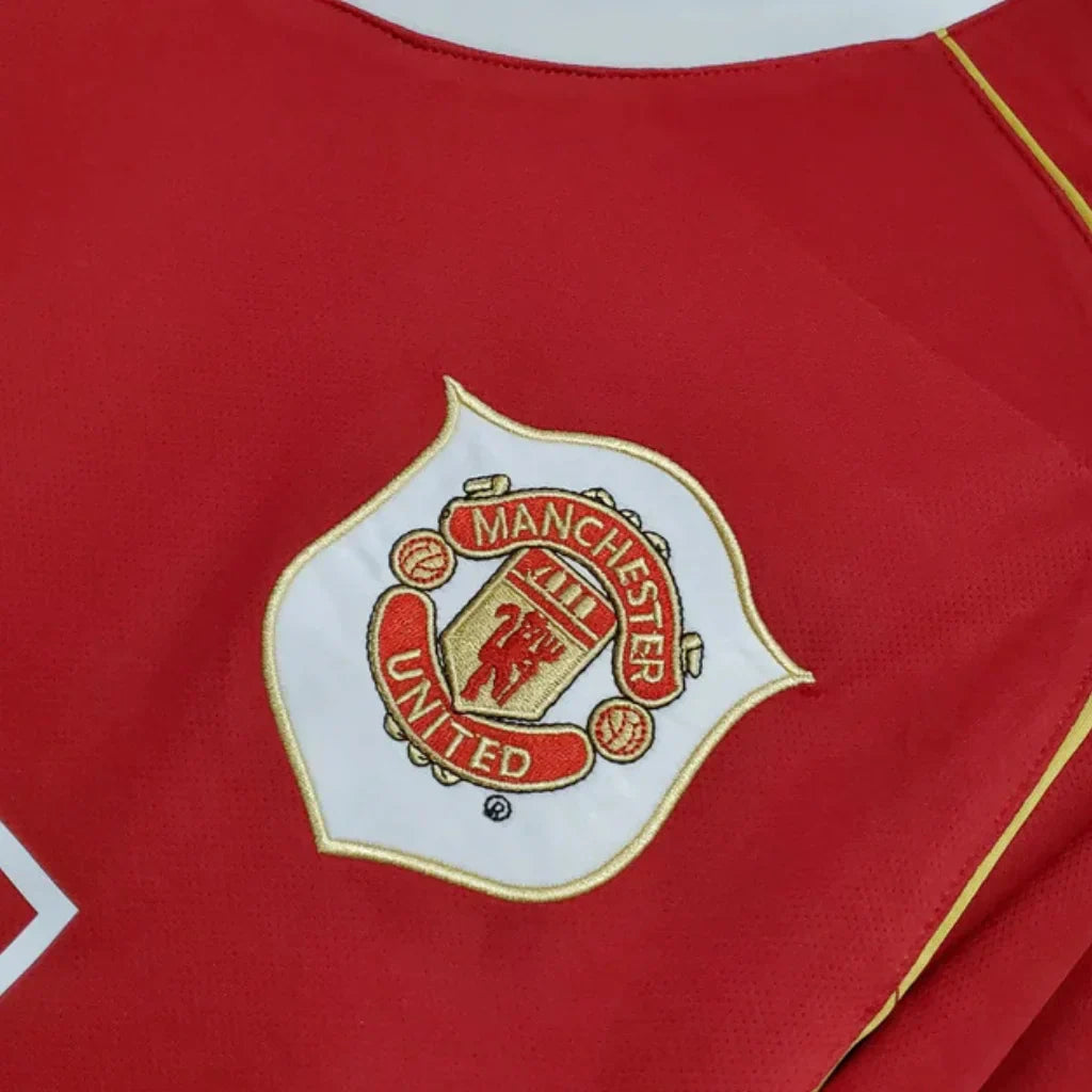 Retro Long Sleeve Manchester United Red - 2006/2007