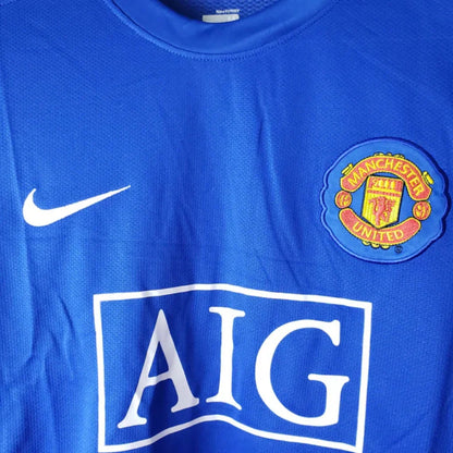 Retro Long Sleeve  Manchester United Blue - 07/08