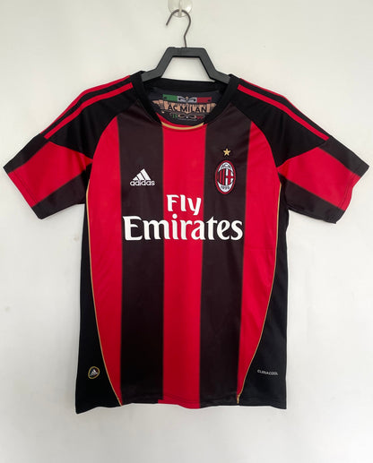 Man's Retro Jersey Milan Team Home- 2010/11