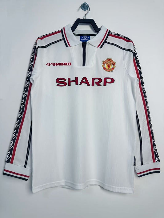 Man's Retro Long Sleeve Manchester United Team Commemorative Edition  - 1998