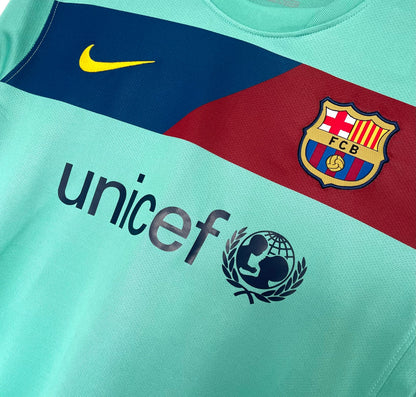 Man's Retro Long Sleeve Barcelona Team Away - 2010/11