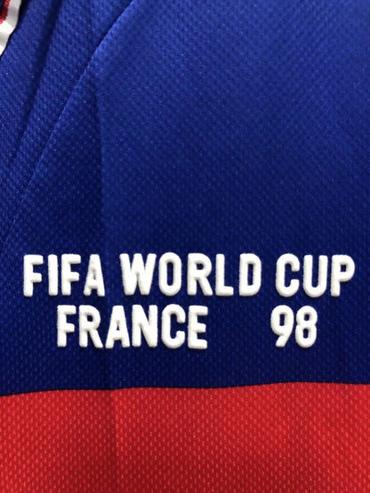 Man's Retro Long Sleeve France National Team Home - 1998