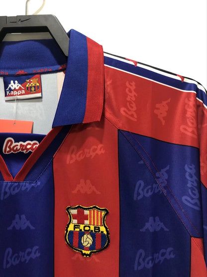 Man's Retro Long Sleeve Barcelona Team Home - 1996/97