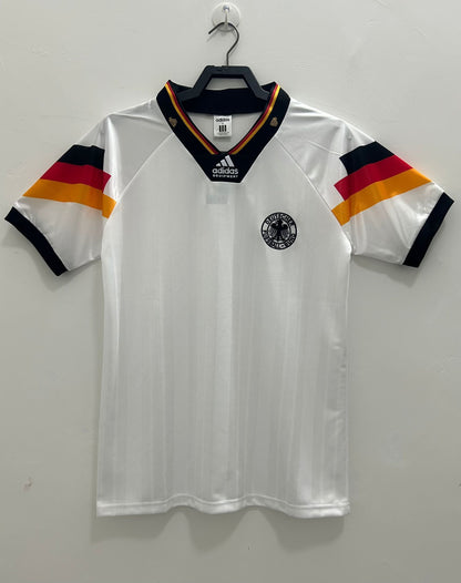 Man's Retro Jersey Germany National Team White - 1992