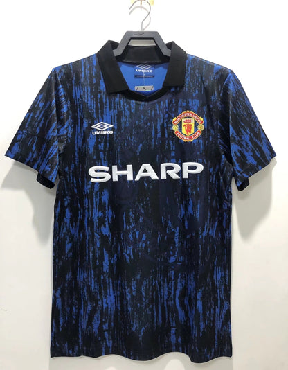 Man's Retro Jersey Manchester United Team Black - 1993