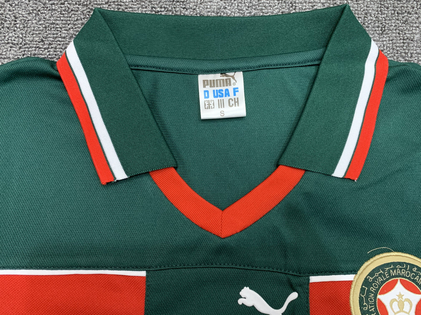 Man's Retro Jersey Morroco National Team Home - 1998