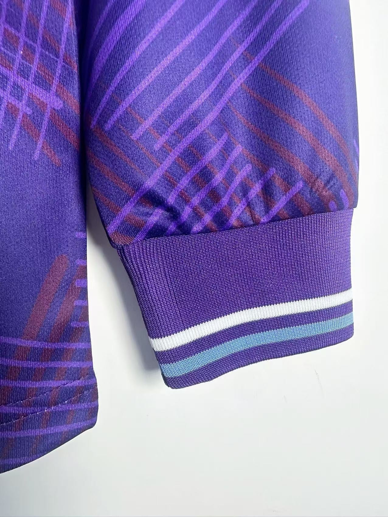 Man's Retro Long Sleeve Fiorentina Team Home - 1992/93