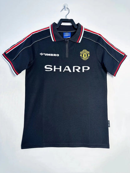 Man's Retro Jersey Manchester United Team Black - 1998/99