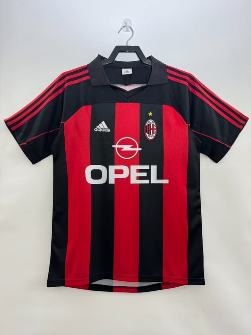 Man's Retro Jersey Milan Team Home- 2000/2002
