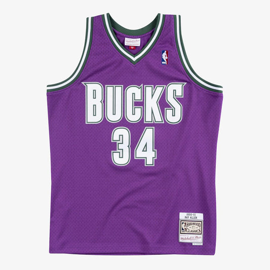 Milwaukee Bucks 2000 Retro Jersey - Ray Allen #34