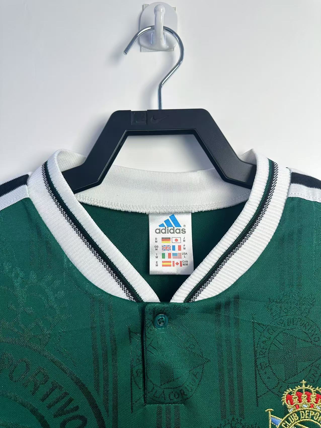 Man's Retro Long Sleeve Deportivo La Coruna Team - 1999/00