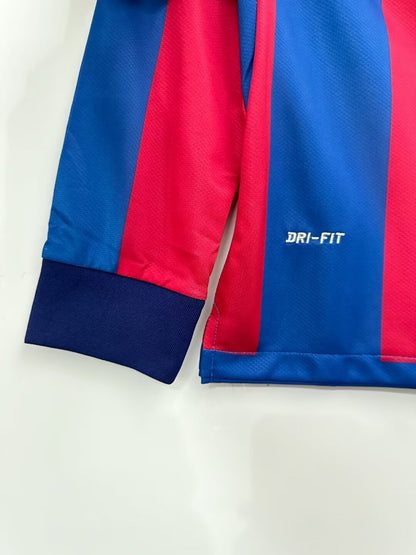 Man's Retro Long Sleeve Barcelona Team - 2010/11