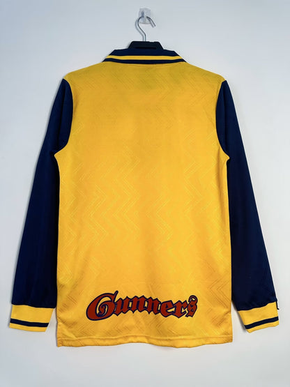 Man's Retro Long Sleeve Arsenal Team Away - 1996/97
