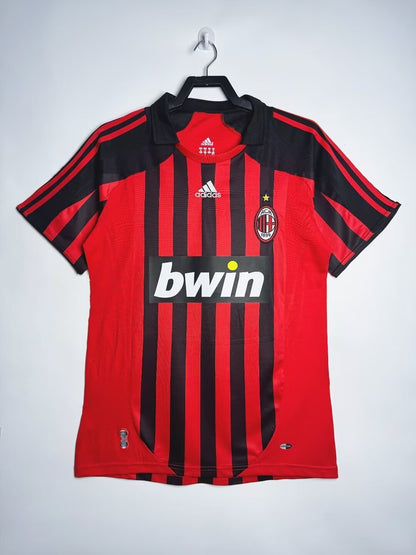 Man's Retro Jersey Milan Team Home- 2007/2008