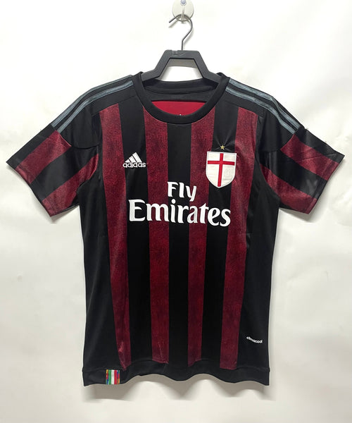 Man's Retro Jersey Milan Team Home- 2015/2016