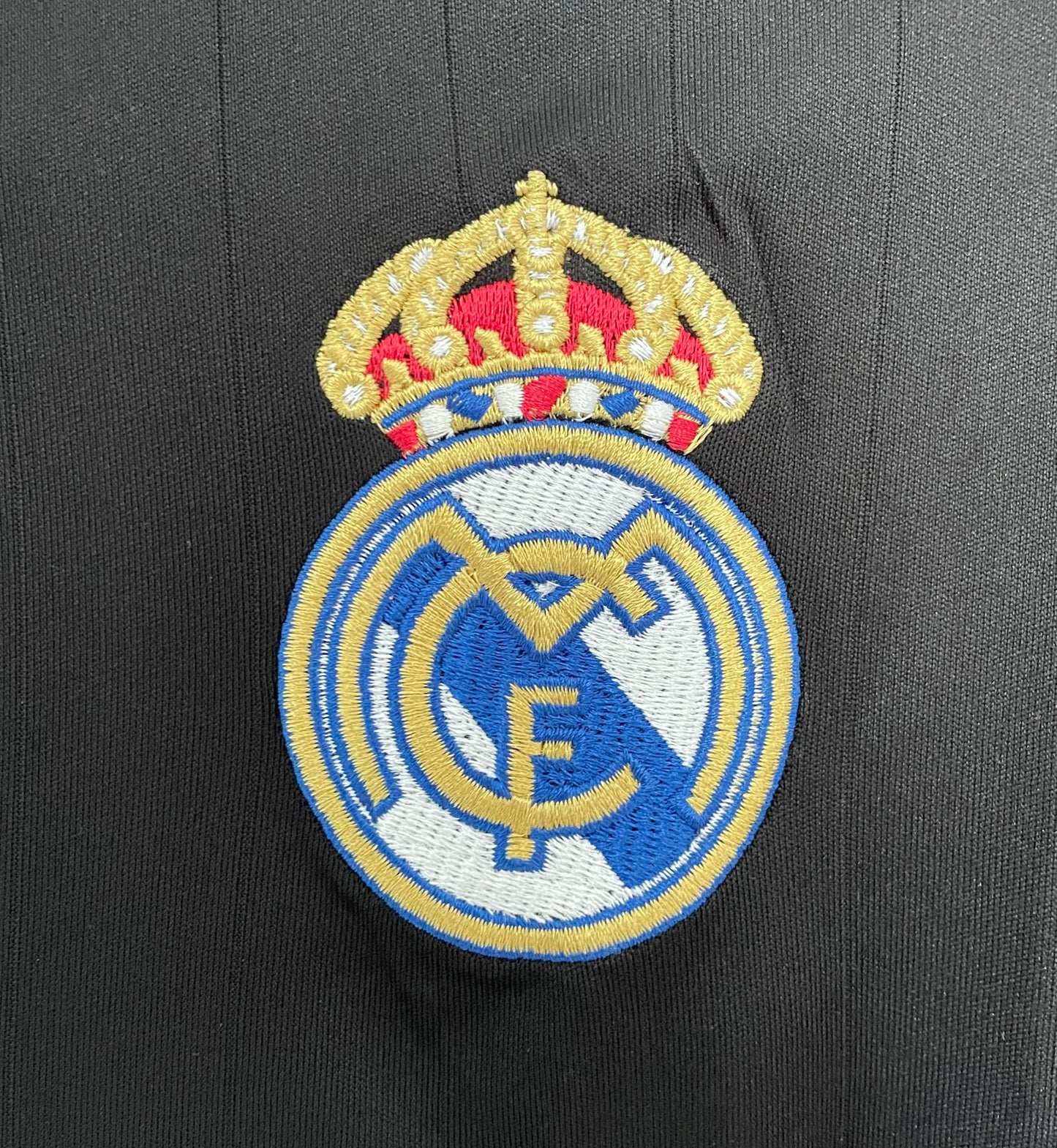 Man's Retro Long Sleeve Real Madrid Team Black - 2006/07