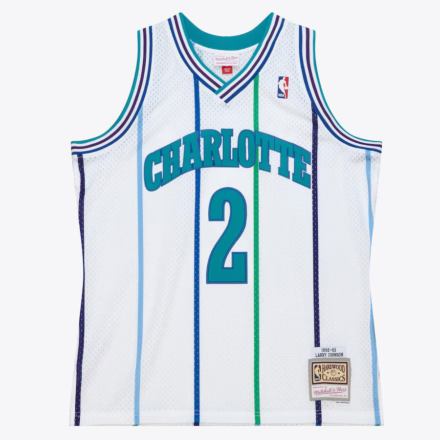 Charlotte Hornets Retro (1992) - Larry Johnson #2
