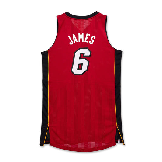 Miami Heat 2012 Retro Jersey - LeBron James #6 - Design 3