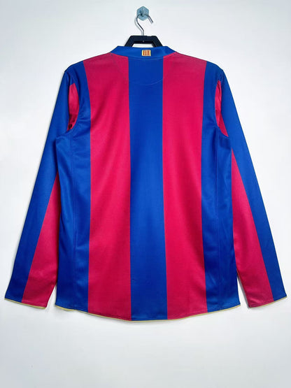 Man's Retro Long Sleeve Barcelona Team Home - 2007/08