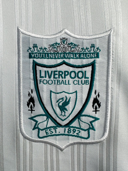Man's Retro Long Sleeve Liverpool Team Away - 1995/96