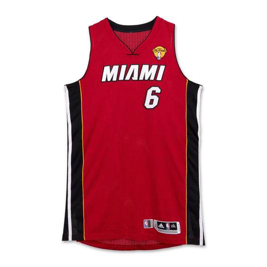 Miami Heat 2012 Retro Jersey - LeBron James #6 - Design 3