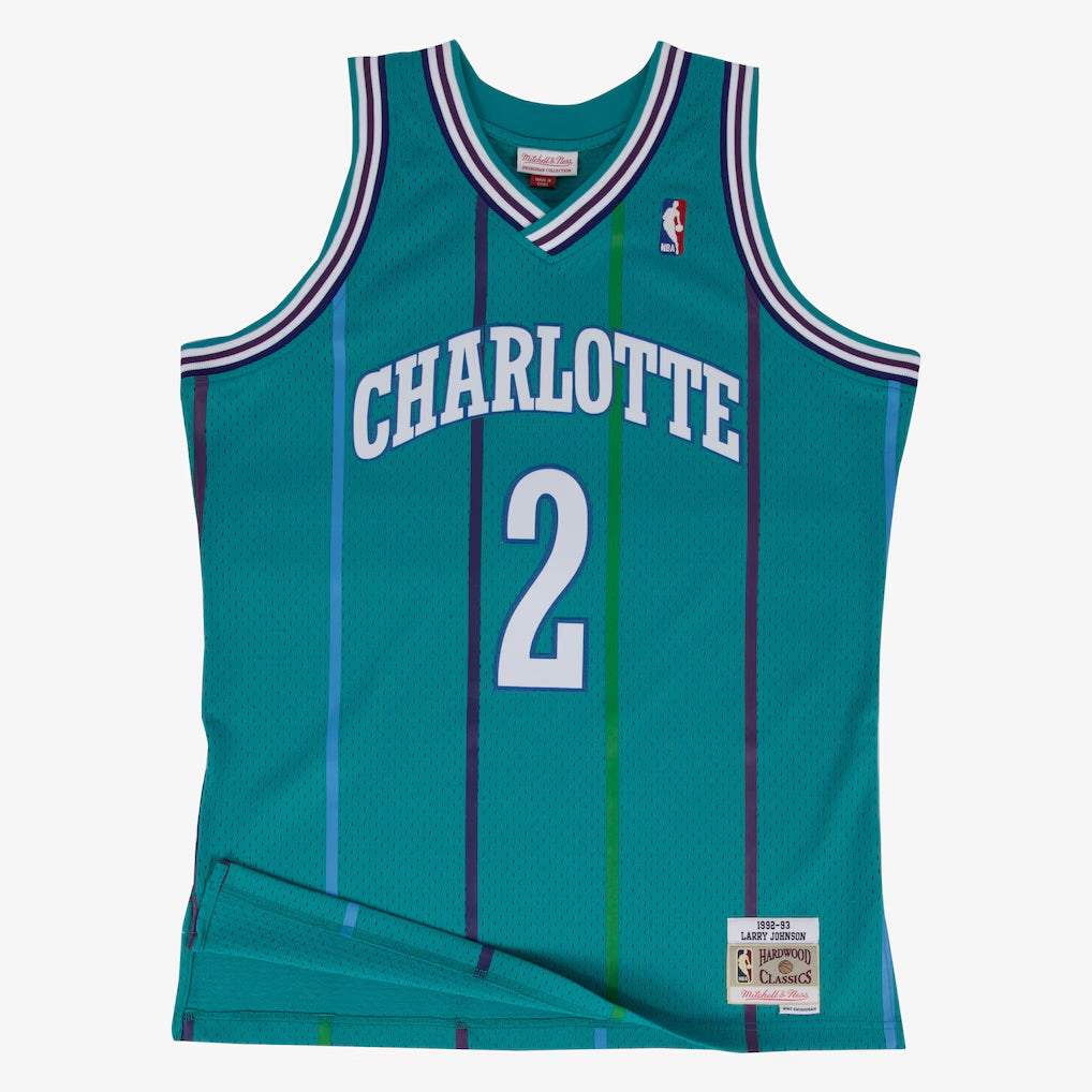 Charlotte Hornets Retro (1992) - Larry Johnson #2