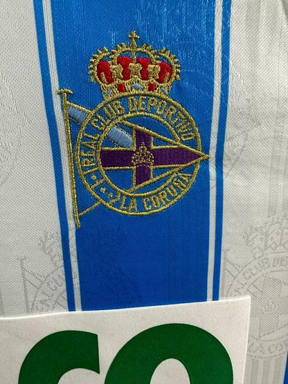 Man's Jersey Retro Deportivo La Coruña Team Home - 1997/1988