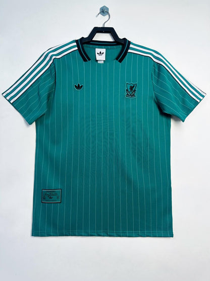 Man's Jersey Retro Liverpool Green - 2025/2026