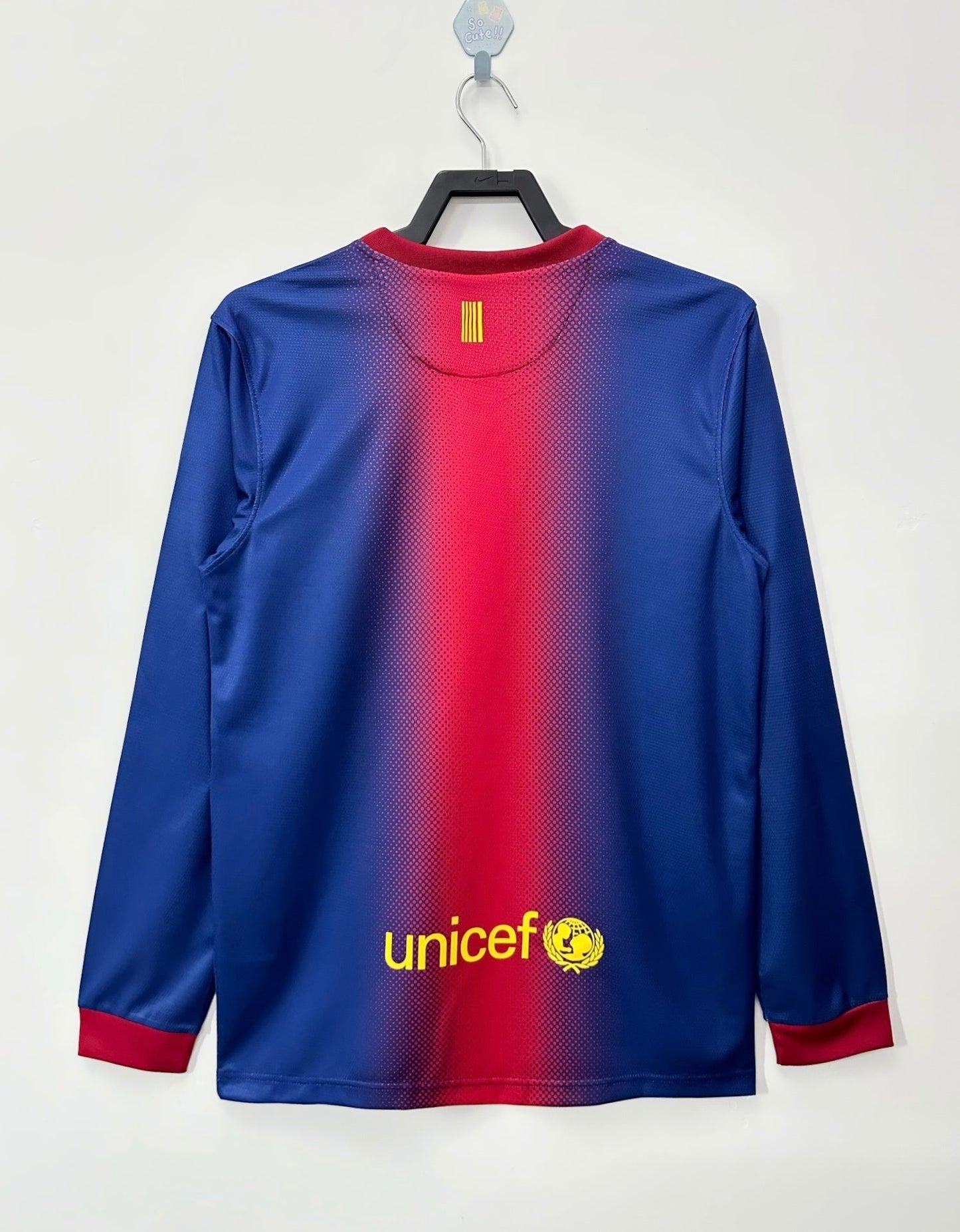 Man's Retro Long Sleeve Barcelona Team - 2012/13