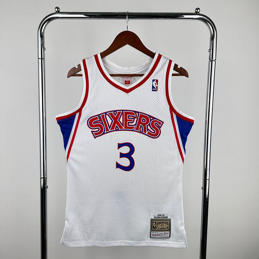 Philadelphia 76ers 1996 Retro Jersey - Allen Iverson #3 - Design 2