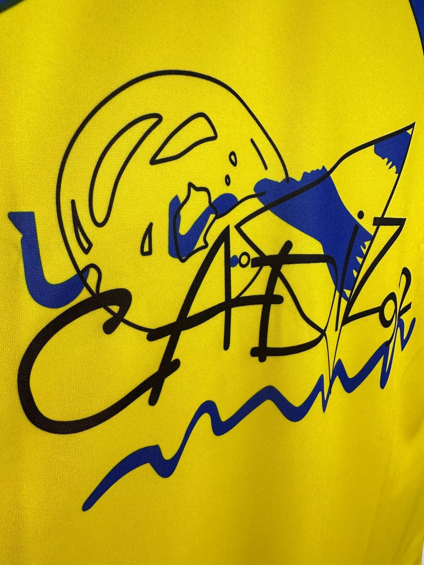 Man's Retro Jersey Cadiz Club Team Home - 1991/92