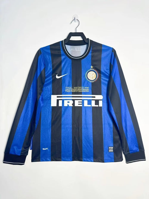 Man's Retro Long Sleeve Internazionale Milano Team Home - 2010