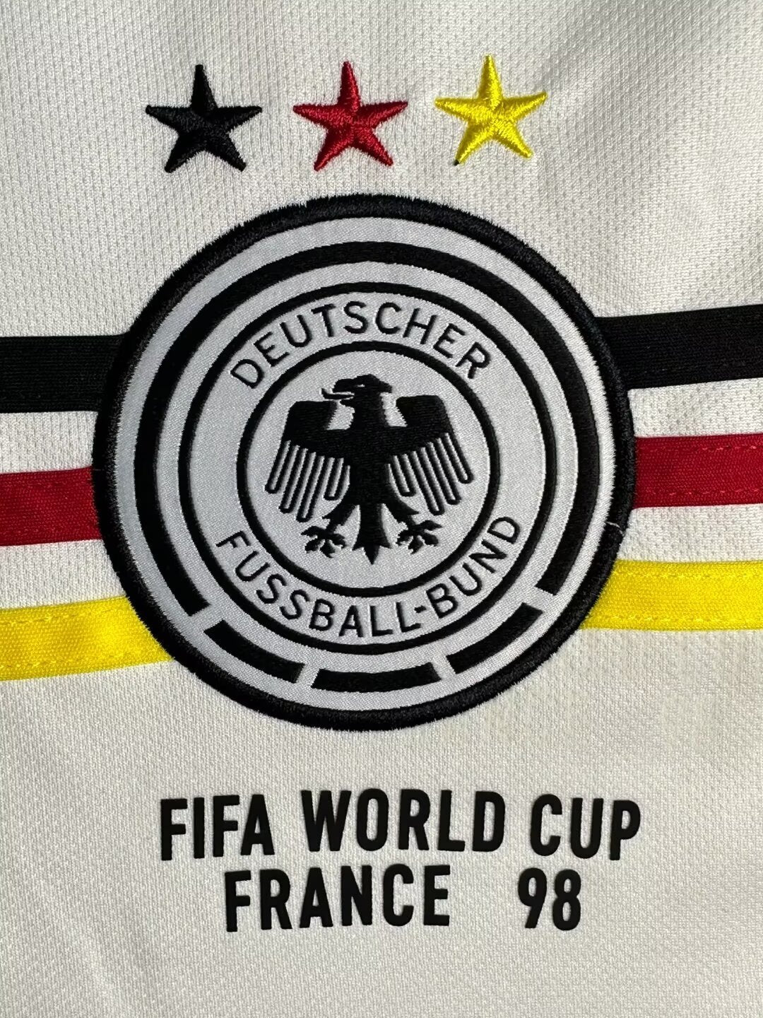 Man's Retro Jersey Germany National Team White - 1998