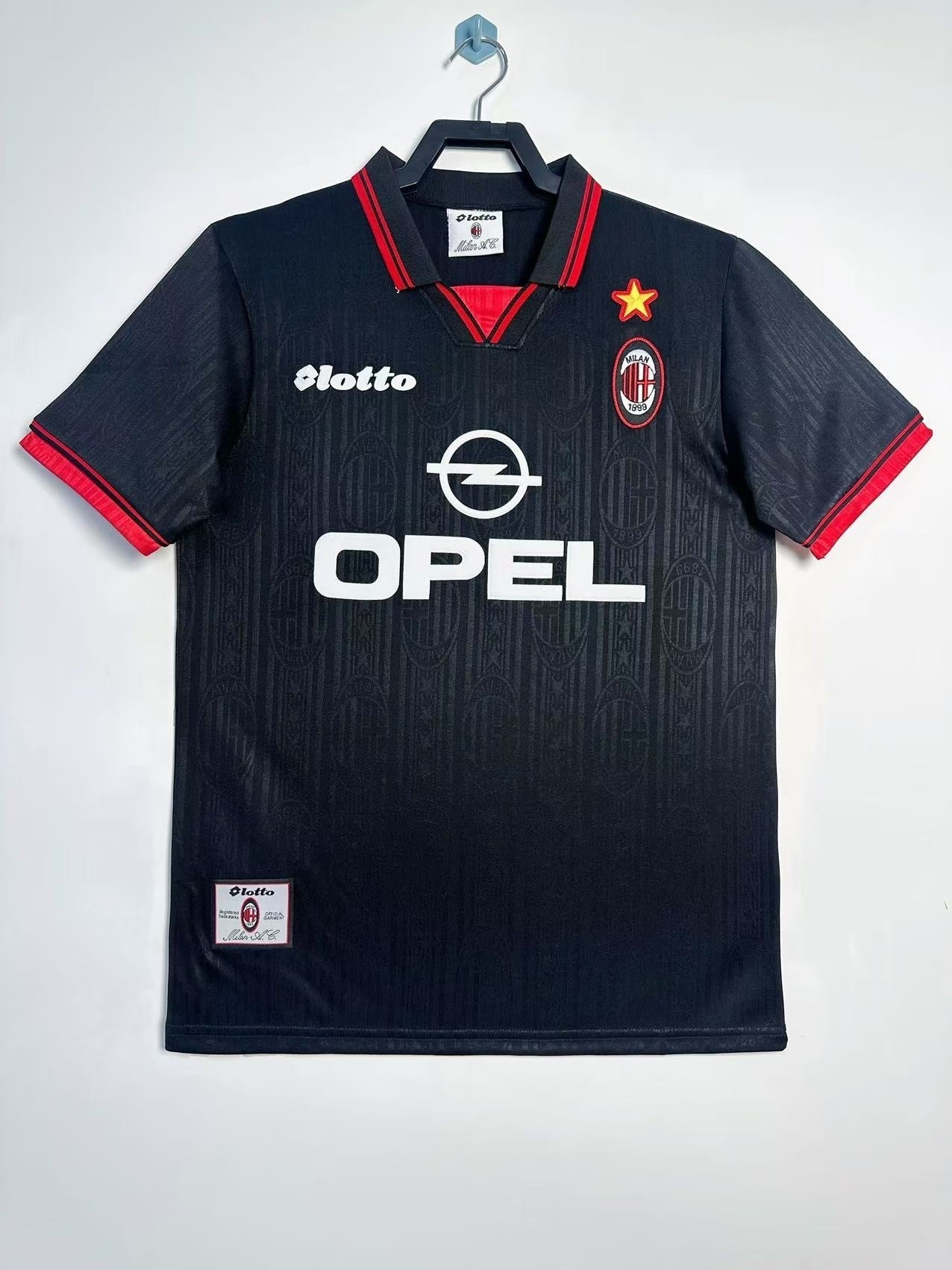 Man's Retro Jersey Milan Team Sanke - 1997/98