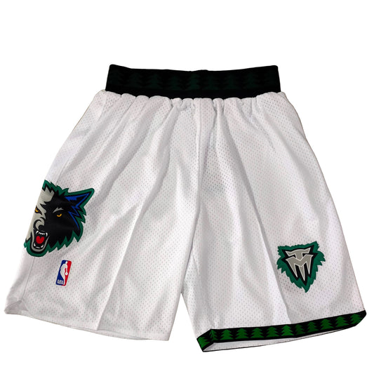 Minnesota Timberwolves 2003 Retro Shorts - Design 3